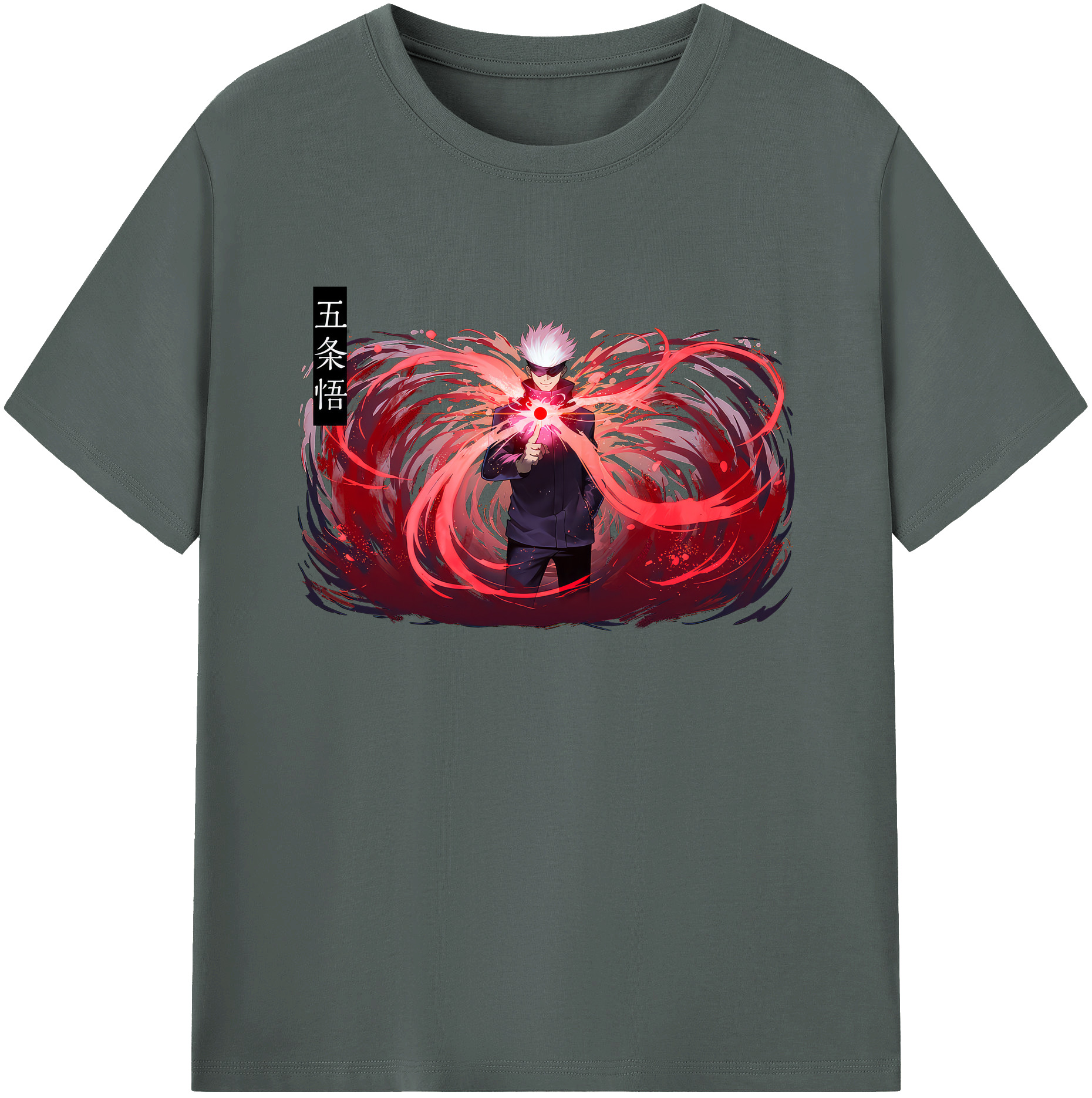 （画像用） 呪術廻戦 Jujutsu Kaisen 綿100％ メンズ半袖Tシャツ｜肌触りやわらか＆通気性